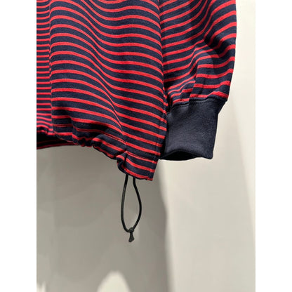 【MADE IN JAPAN】LINEAGE BALLON L/S BORDER TEE（RED）