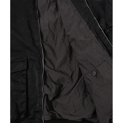 COMME des GARCONS HOMME NYLON TWILL OVER DYE MILITALY JACKET (BLACK)