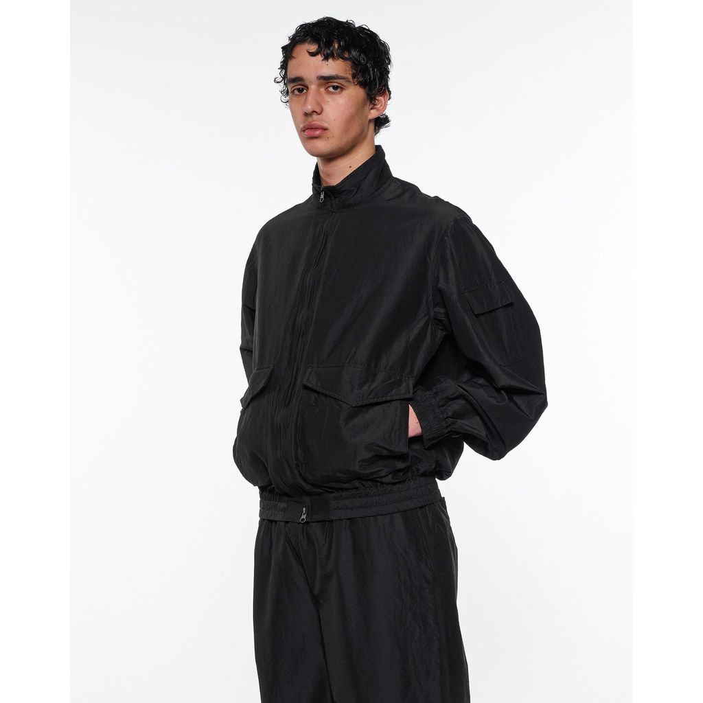 marka Wool Silk High Count Typewriter Flight Jacket