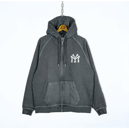 ANDFAMILYS Pigment Zip Sweat Parka - YM - "FB"