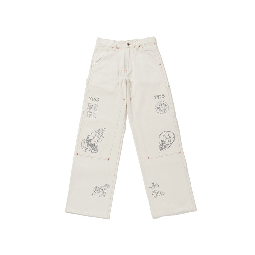 SUGARHILL TATTOO FLASH PRINT MODERN DENIM PAINTER