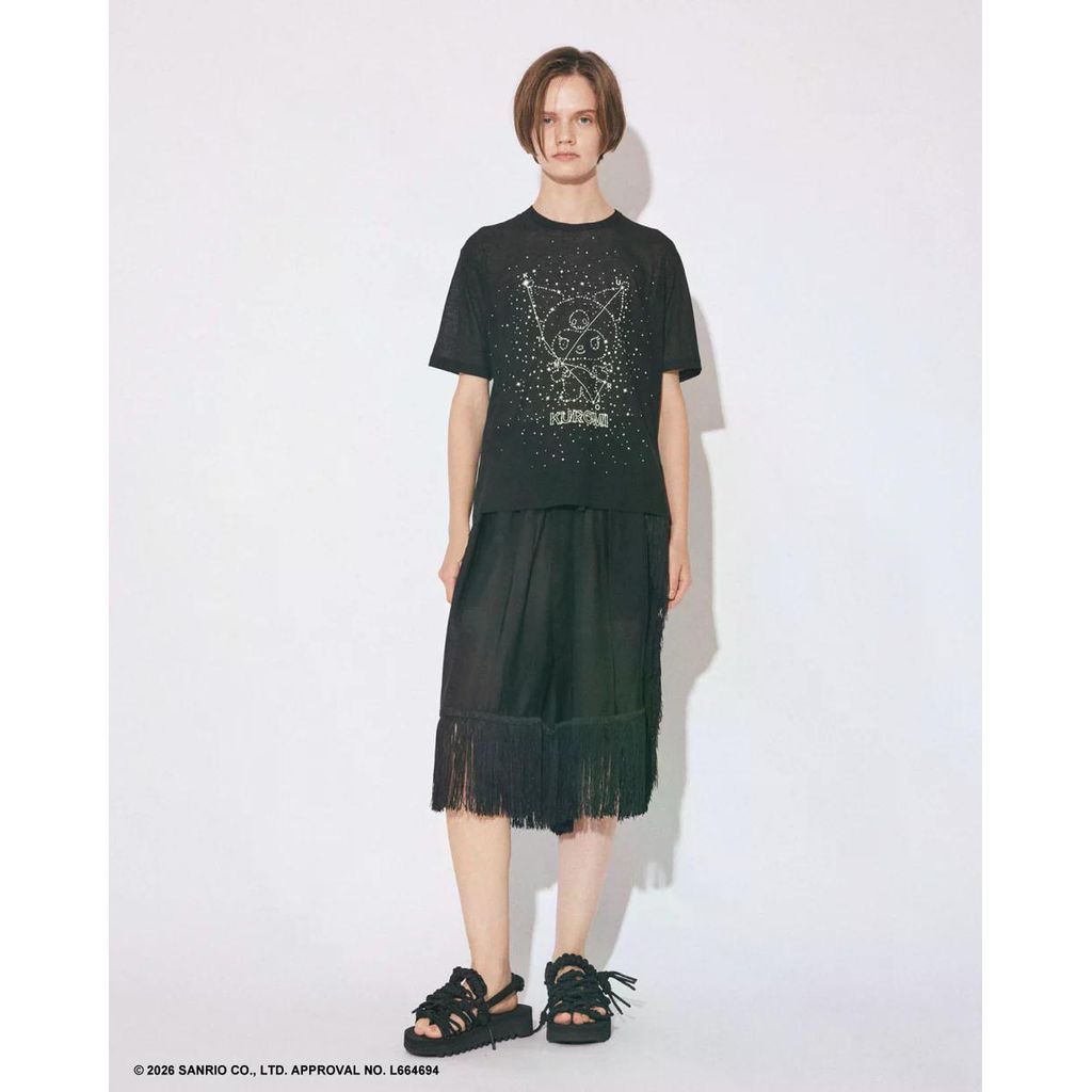 beautiful people MY MELODY&KUROMI 80/1 ELS jersey T