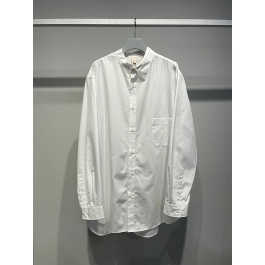 Ground Y COTTON BROADCLOTH COLLAR CUT-OFF SHIRT