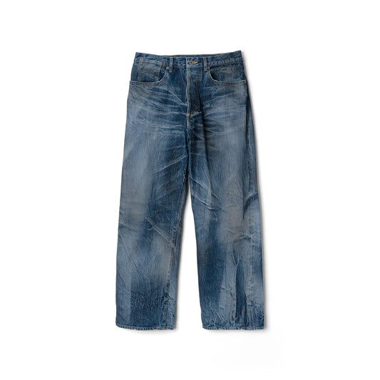 refomed RIGHT HANDED DENIM PANTS "USED-2"