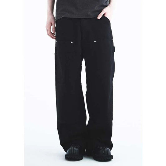 DAIRIKU Wide Vintage Wash Painter Chino Pants