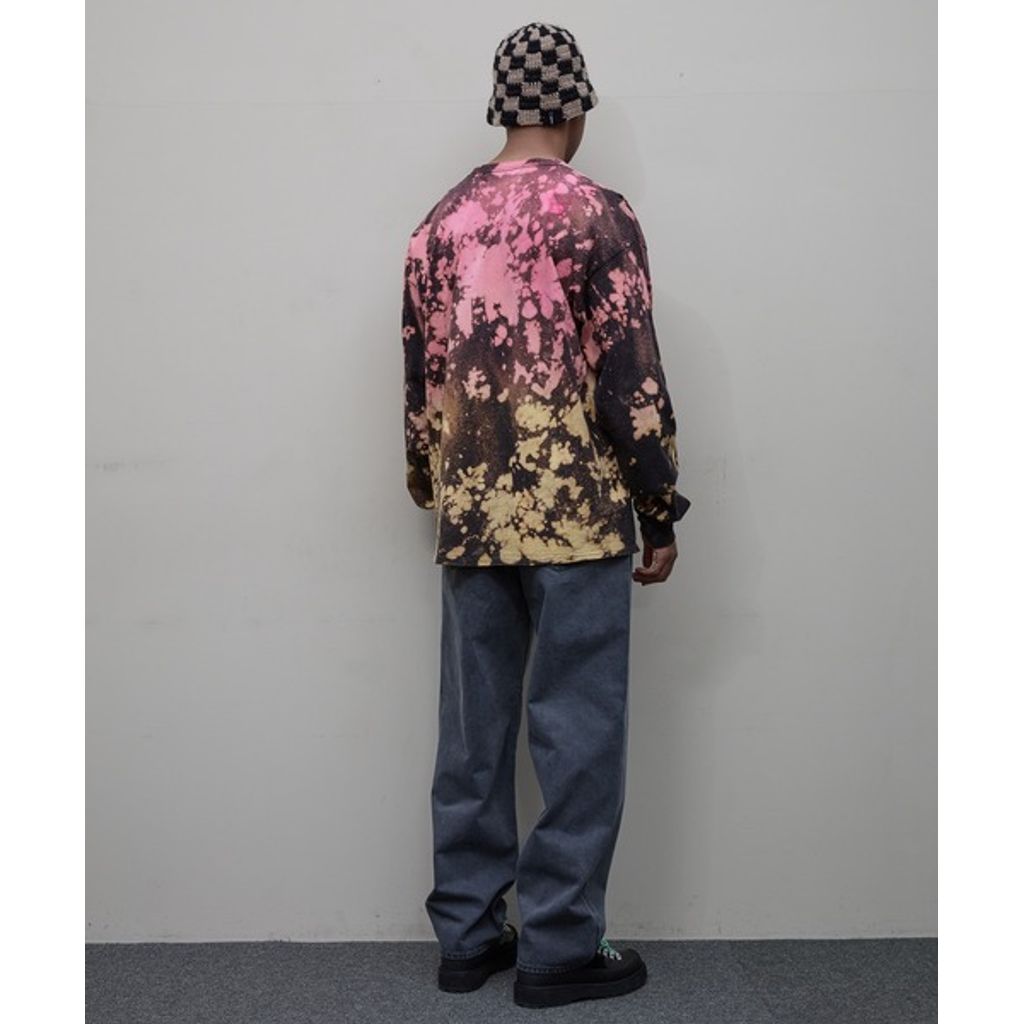 BAL LOGO TIE DYE LS TEE by YUKIDYE