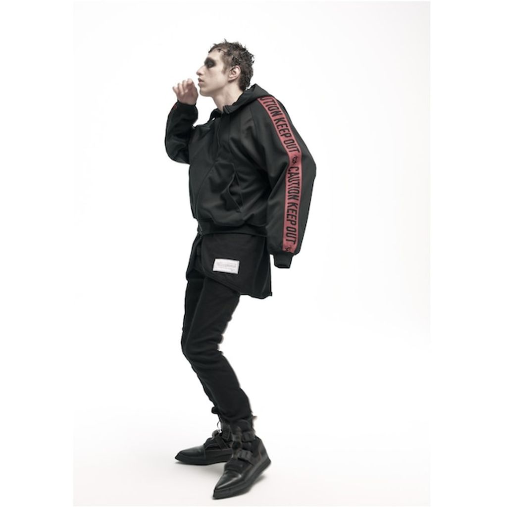 beauty:beast DOLMAN SLEEVE “CAUTION KEEP OUT” TRACK JKT