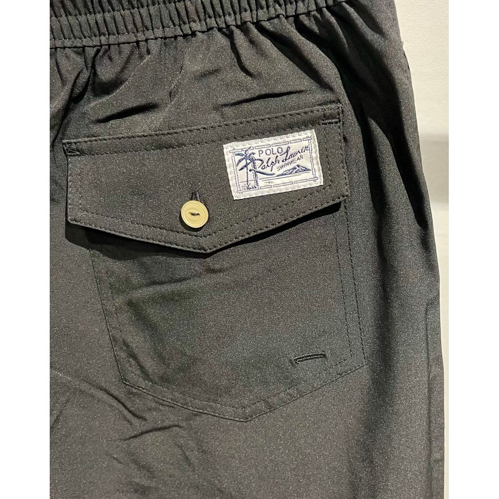 POLO RALPH LAUREN 5.5インチ トラベラー スイム トランク BLACK