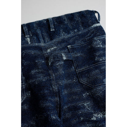 FDMTL  JACQUARD PAINTER PANTS RINSE