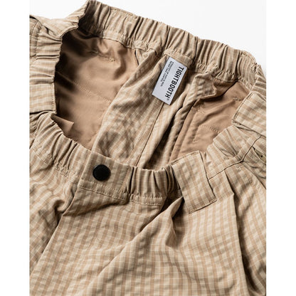 TIGHTBOOTH RIPPLE PLAID BALLOON PANTS