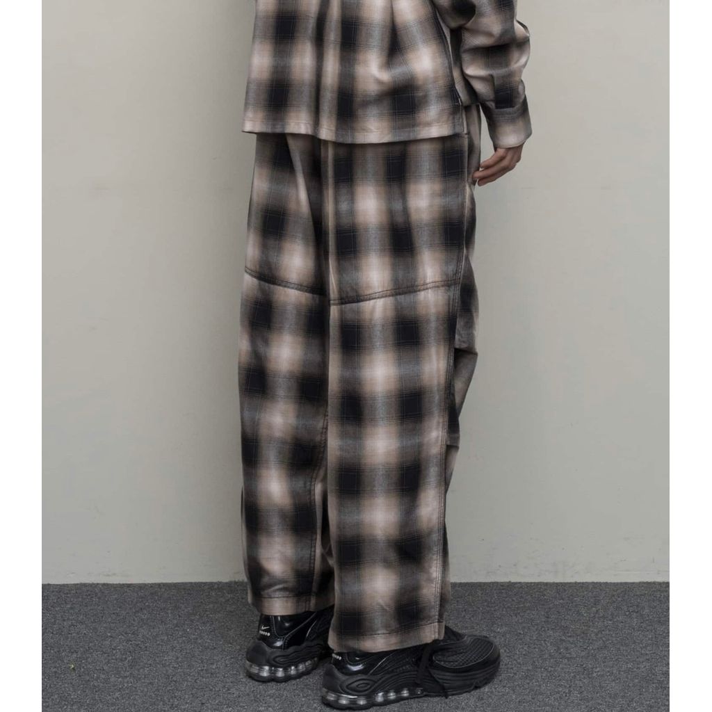 bal PLAID WIDE MOUNTAIN PANT