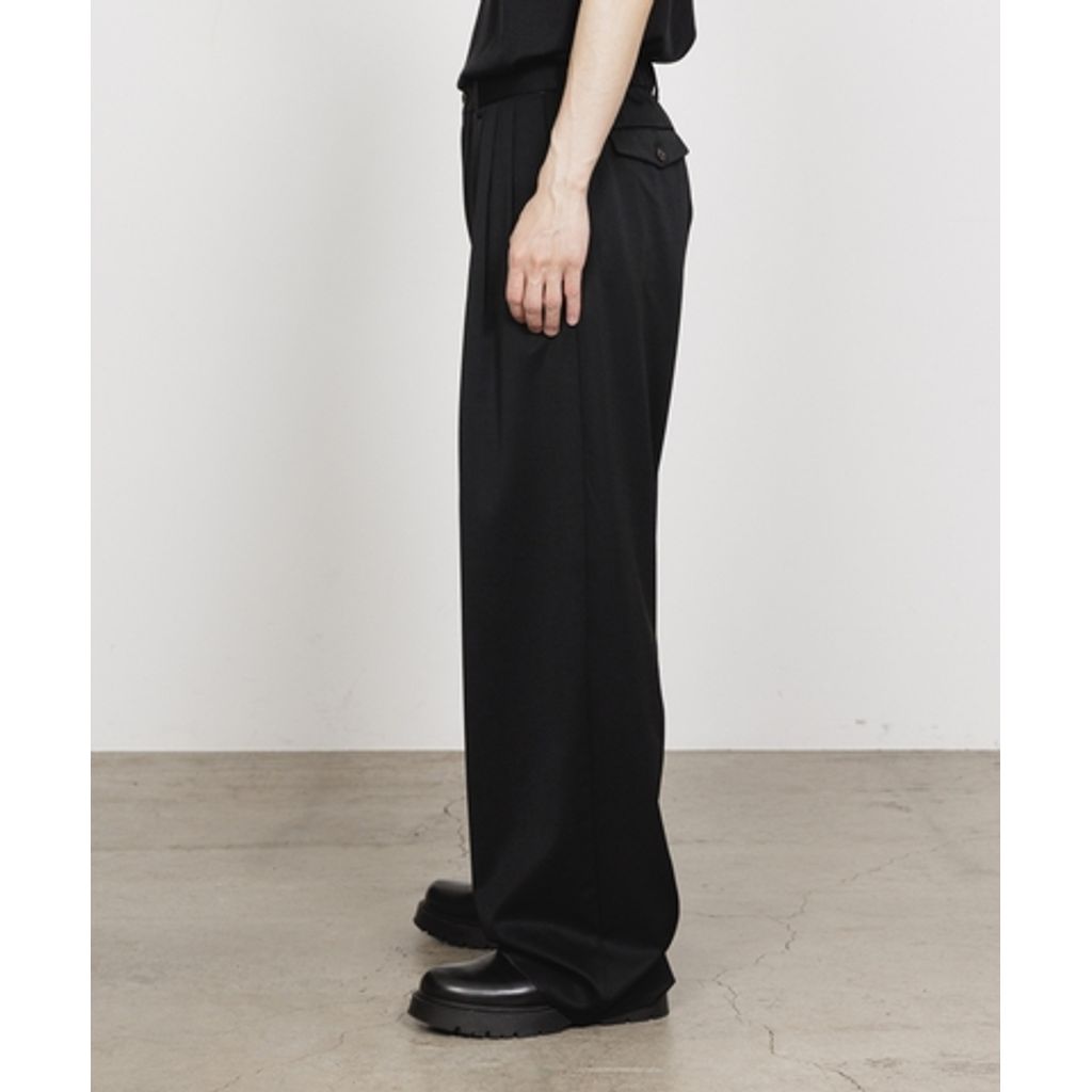 【予約販売】MARKAWARE  TRIPLE PLEATED WIDE TROUSERS