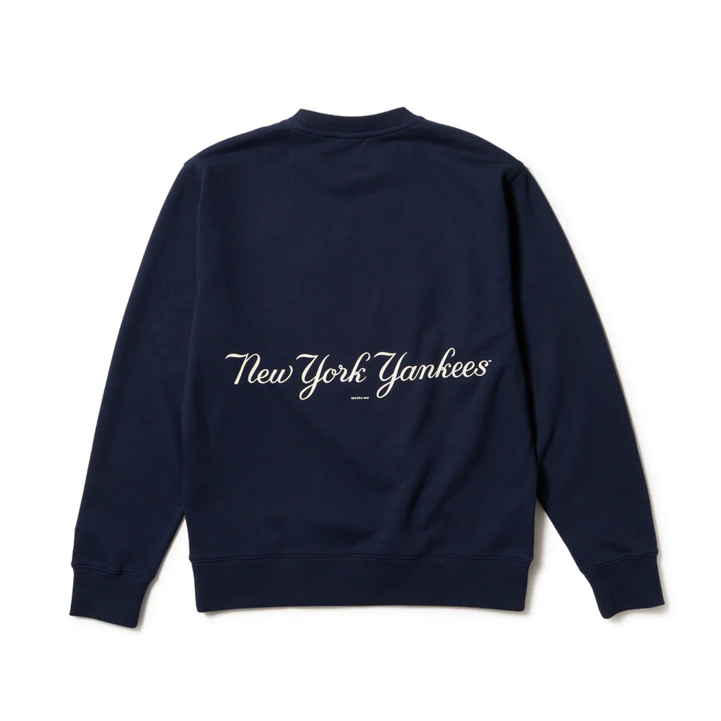 NEW ERA 裏毛 スウェット クルーネック ニューヨーク・ヤンキース ネイビー
