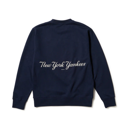 NEW ERA 裏毛 スウェット クルーネック ニューヨーク・ヤンキース ネイビー