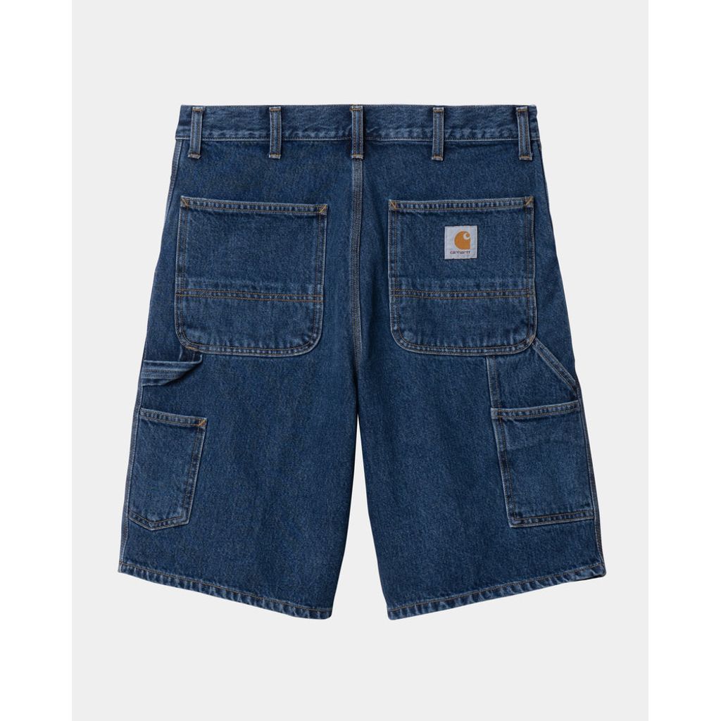CARHARTT WIP  Single Knee Short - Denim Smith Denim