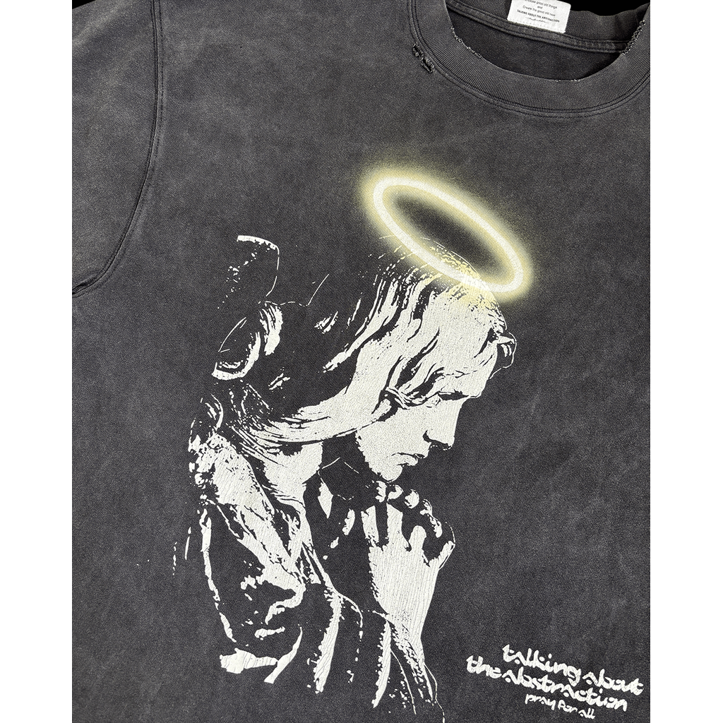 TALKING ABOUT THE ABSTRACTION TRANSCRIPTION ANGEL RING TEE