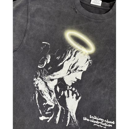 TALKING ABOUT THE ABSTRACTION TRANSCRIPTION ANGEL RING TEE