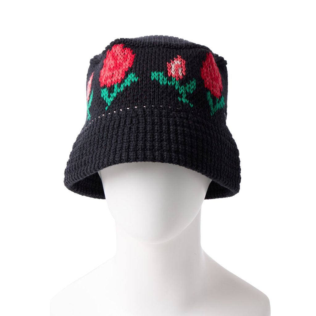 NEW ERA ニットバケット ローズ ブラック 14667667