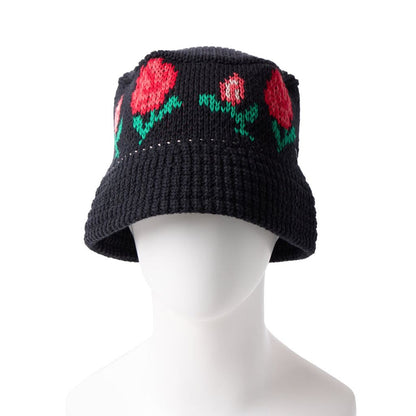 NEW ERA ニットバケット ローズ ブラック 14667667