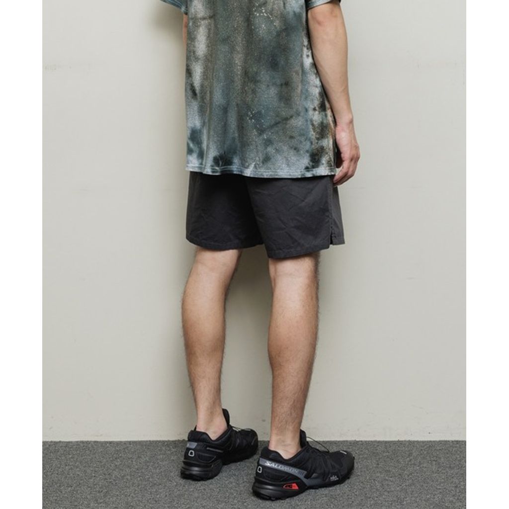 BAL WASHED TWILL WOVEN BELTED SHORT