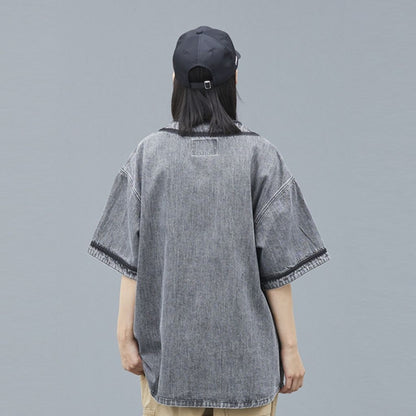 Liberaiders DENIM BASEBALL SHIRT