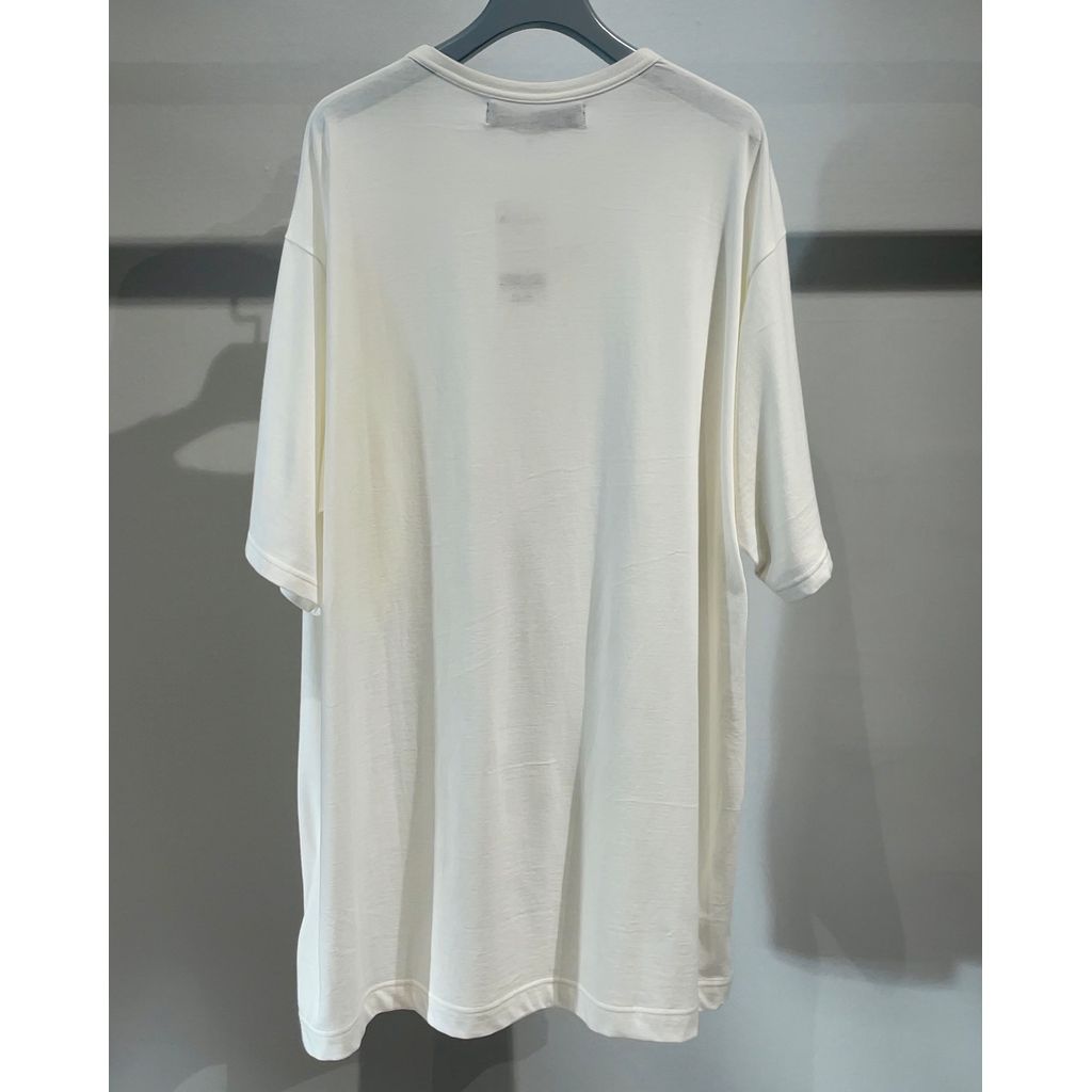 Y's for men Y's for men LOGO PRINT SHORT SLEEVE T-SHIRTS（WHITE）