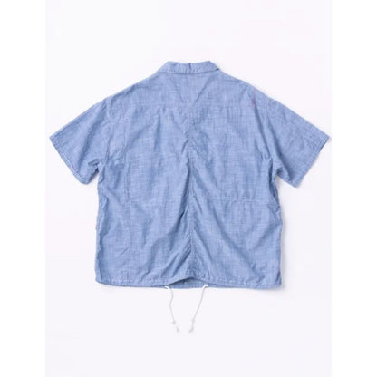 ANACHRONORM S/S CHAMBRAY COVERALL SHIRT INDIGO