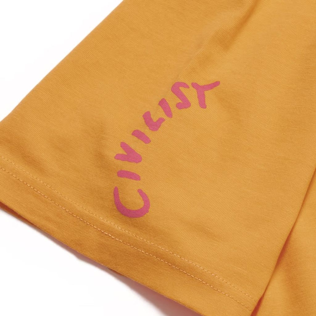 Civilist Sponsor Tee - Blazing Orange