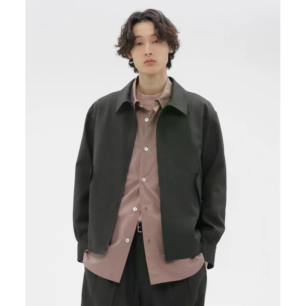 MARGARET HOWELL DOUBLE TWISTED WOOL BLOUSON