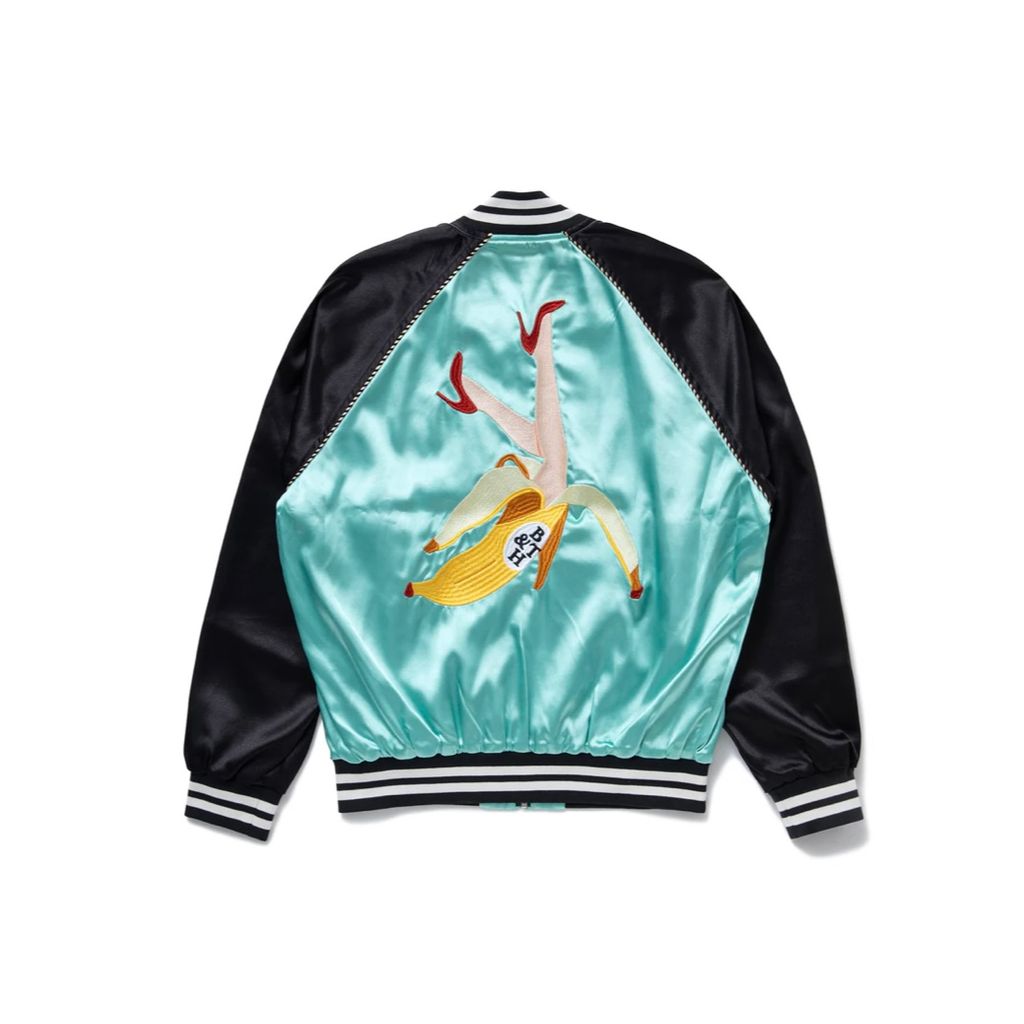 BEDWIN & THE HEARTBREAKERS  J.ANDRE Ex. SATIN JACKET "MCKNIGHT"