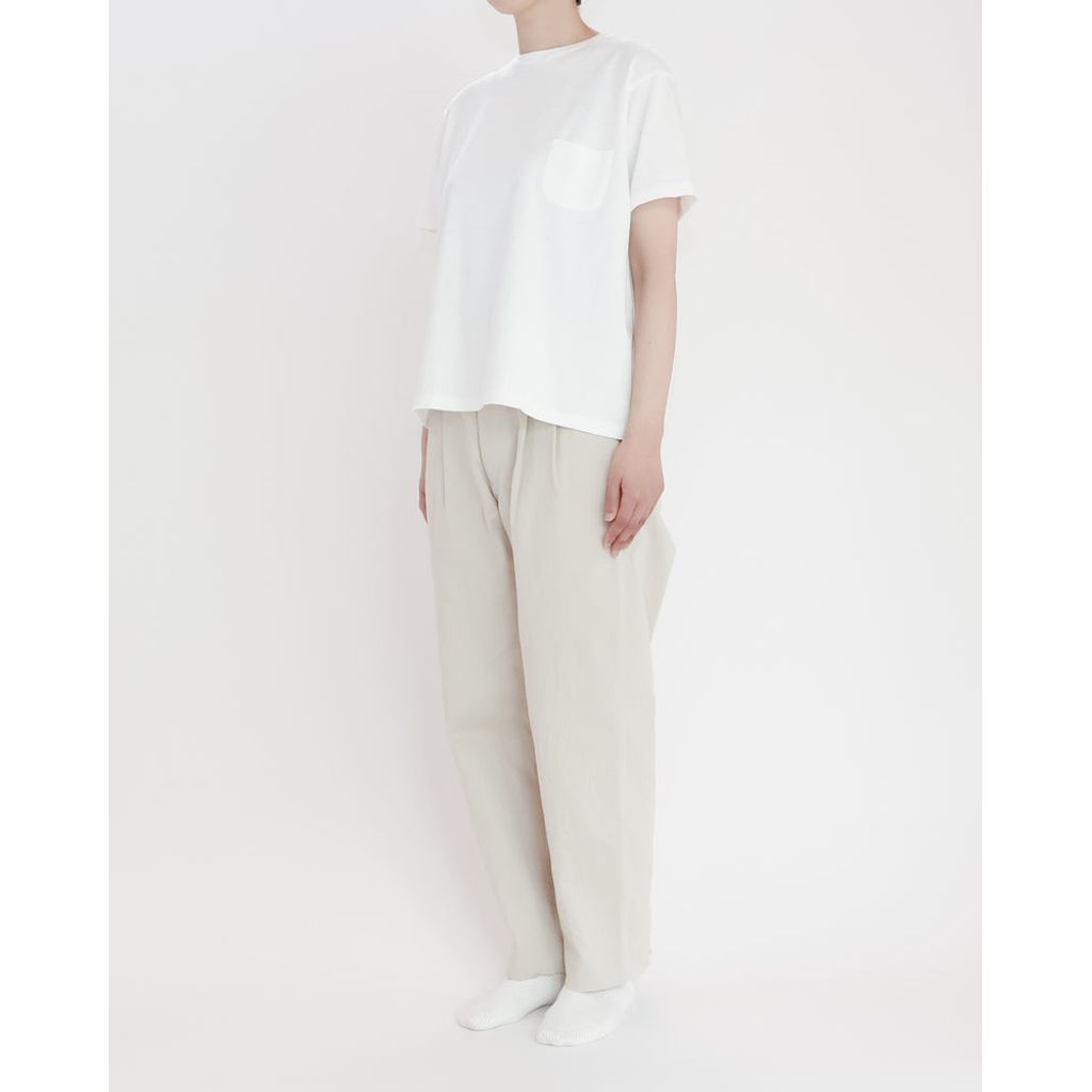 YAECA STOCK  Short Sleeve Tubular T-shirts With Pocket