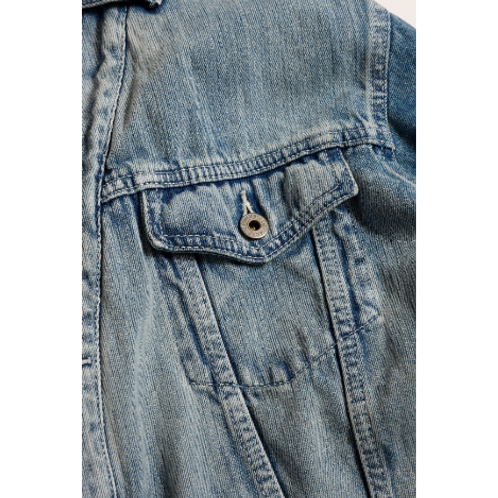 FDMTL FA26JK19U DENIM T-FORM JACKET 3YR WASH