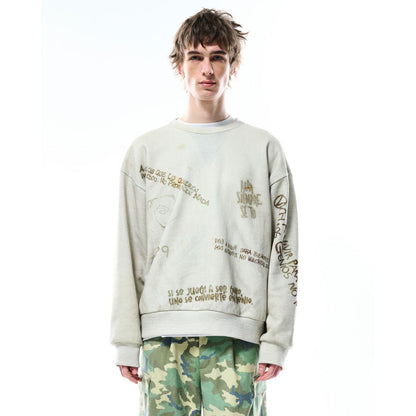 TOLQ  Printed Sweat Shirt