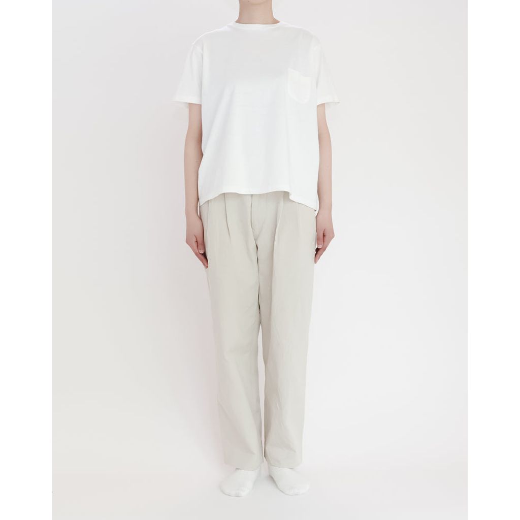 YAECA STOCK  Short Sleeve Tubular T-shirts With Pocket