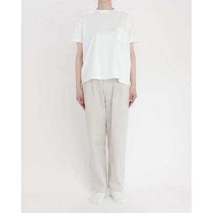 YAECA STOCK  Short Sleeve Tubular T-shirts With Pocket