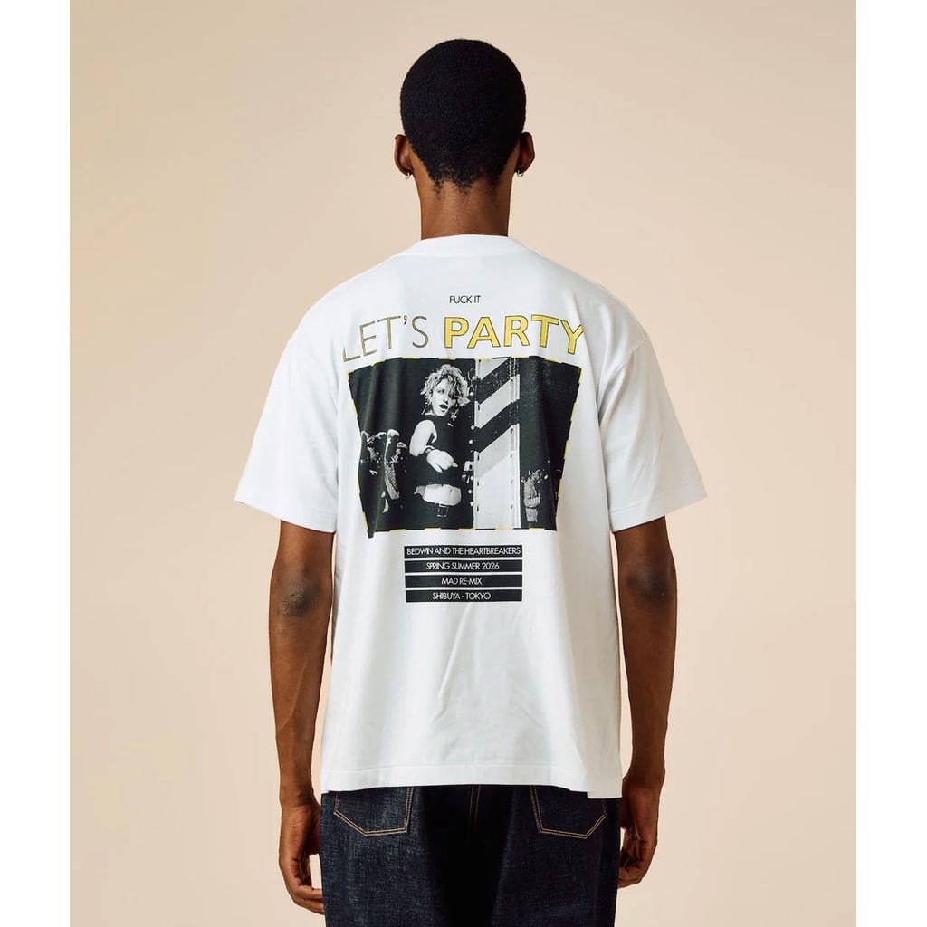 BEDWIN & THE HEARTBREAKERS S/S PRINTED TEE "Lets Party"