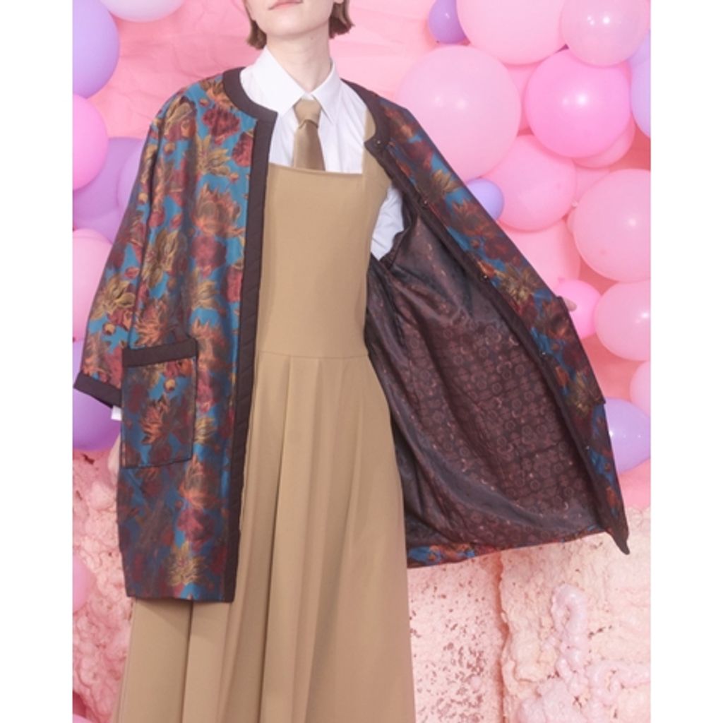 THOMAS MAGPIE flower jaguard coat