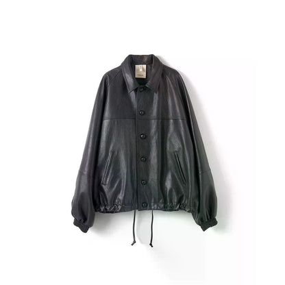 refomed CCU LEATHER FORMAN JACKET