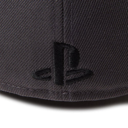 NEW ERA 59FIFTY PlayStation シェイプス ロゴ ダークグラファイト