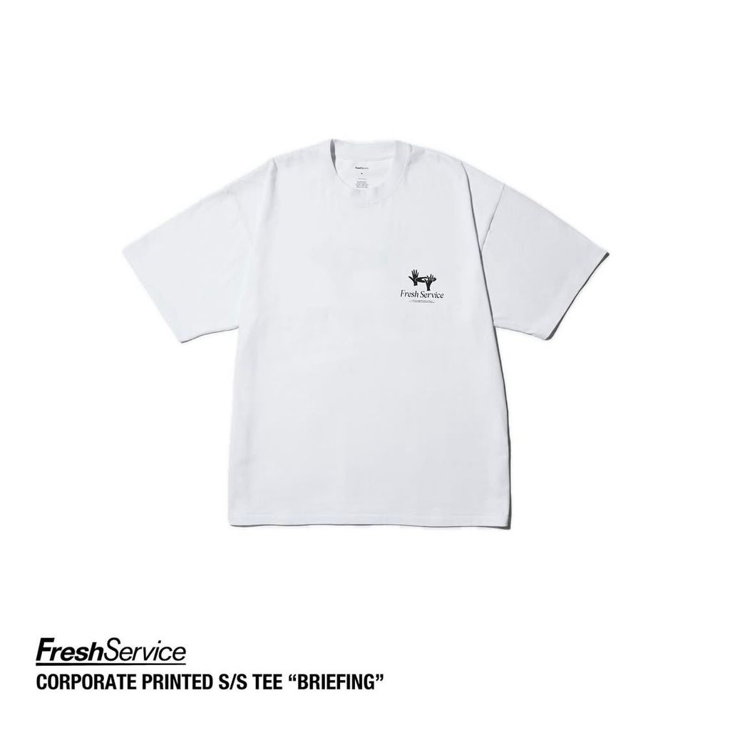 FreshSevice CORPORATE PRINTED S/S TEE "BRIEFING"