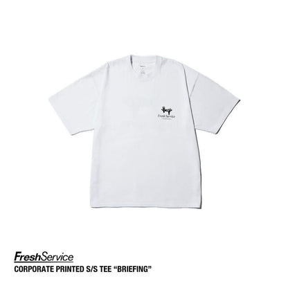 FreshSevice CORPORATE PRINTED S/S TEE "BRIEFING"