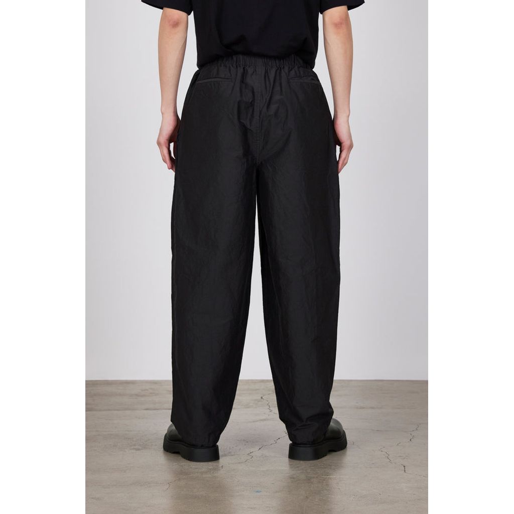 MARKA ORGANIC COTTON SILK HIGH COUNT TYPEWRITER COCOON WIDE EASY PANTS