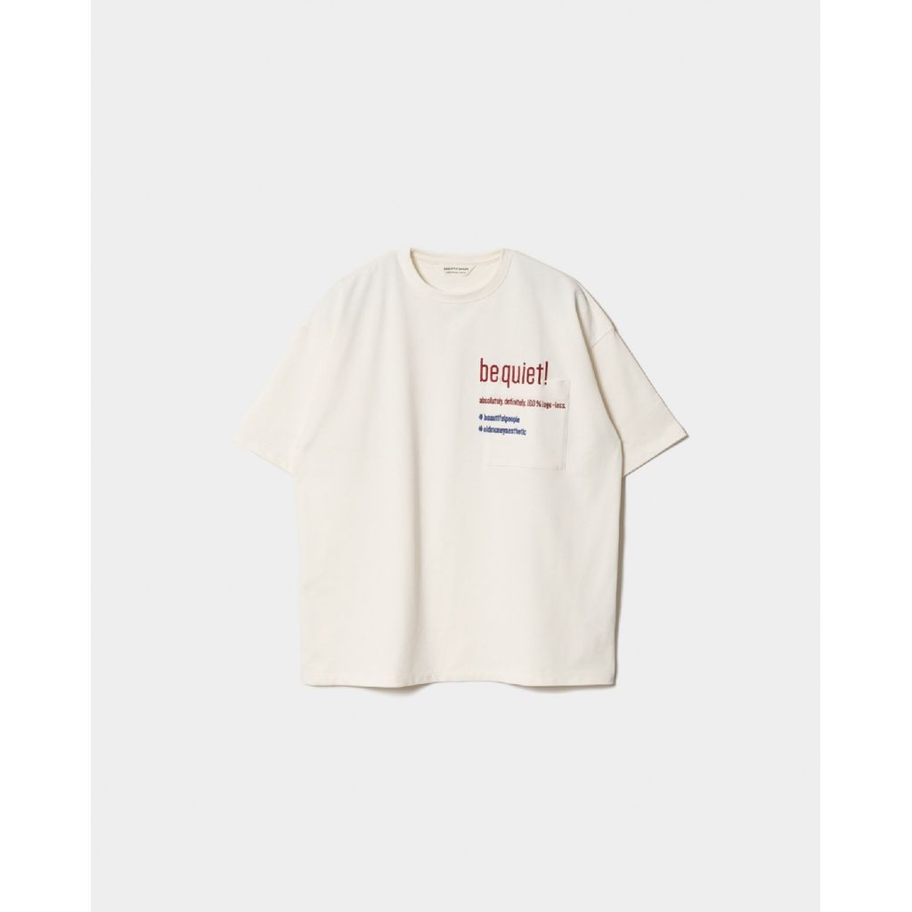 beautiful people  suvin compact jersey typography T-shirts