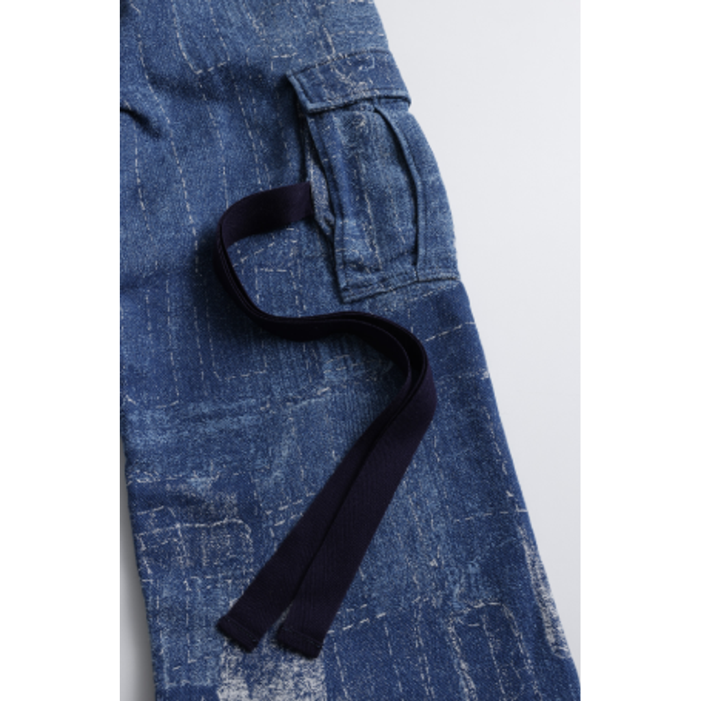 FDMTL FA26PN51JU  BORO JACQUARD CARGO PANTS 3YR WASH
