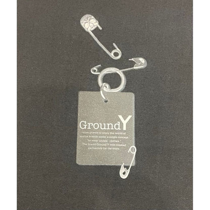 Ground Y COTTON JERSEY TROMPE-L'OEIL PIN T-SHIRT