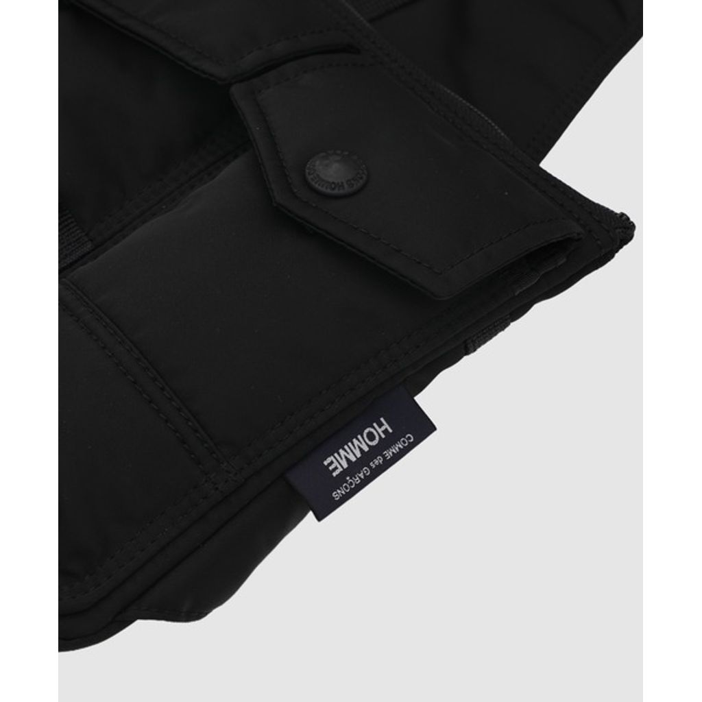 COMME des GARCONS HOMME NYLON TWILL WEIST-LIG BAG（BLACK）