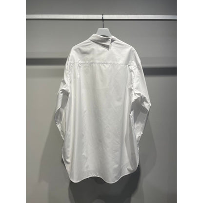 Ground Y COTTON BROADCLOTH COLLAR CUT-OFF SHIRT