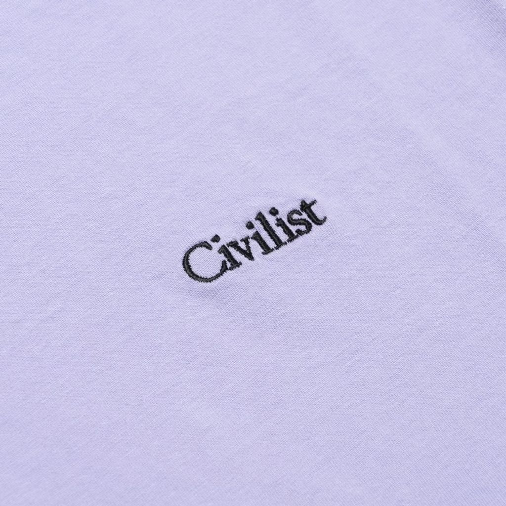 Civilist Mini Logo Tee - Lavender