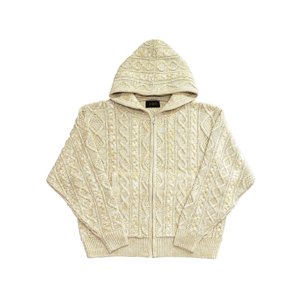 VOO F.Z.P MIX KNIT JACKET