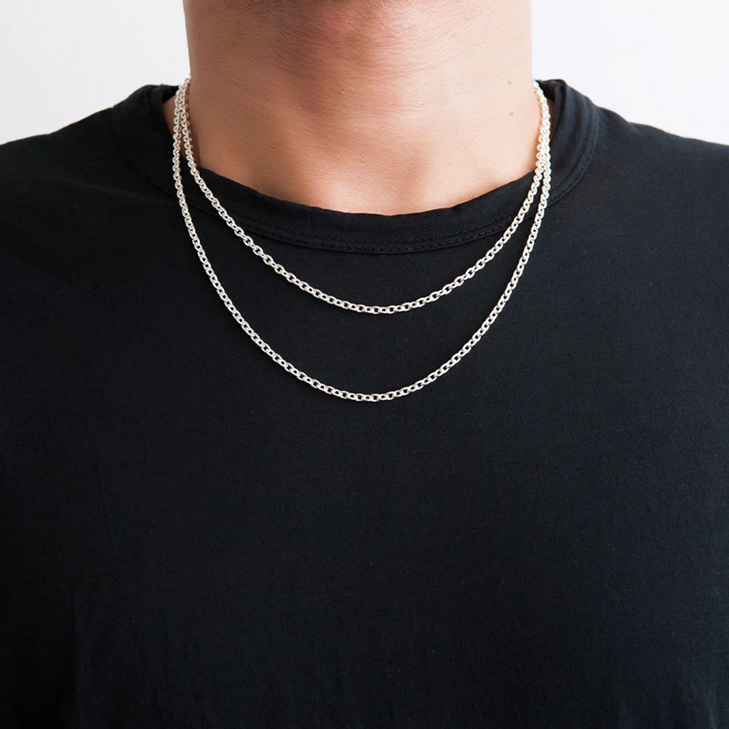 FANTASTIC MAN NECKLACE CHAIN D-011S "Azuki L 50"